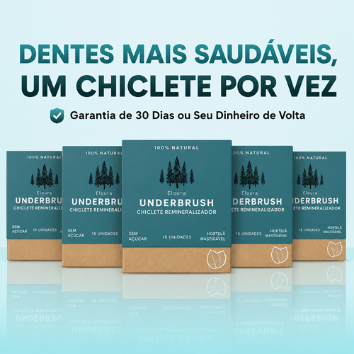 Chiclete Remineralizante — Fortalece o Esmalte